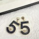 Chanel New Fashion Denim Imitation No.5 Earstuds