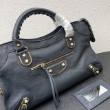 Balenciaga Classic Retro Sheepskin Motorcycle Bag