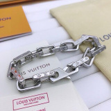 Louis Vuitton New Classic Silver Chain Bracelet