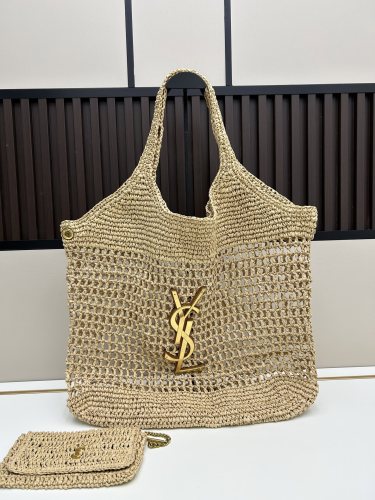 Yves Saint Laurent Fashion Lafite Grass Carved Empty Handbag