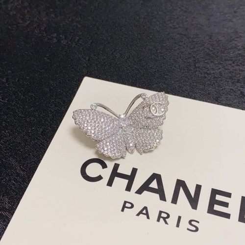 Chanel New Fashion Full Diamond Butterfly Brooch