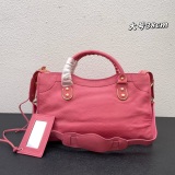 Balenciaga Classic Retro Sheepskin Motorcycle Bag