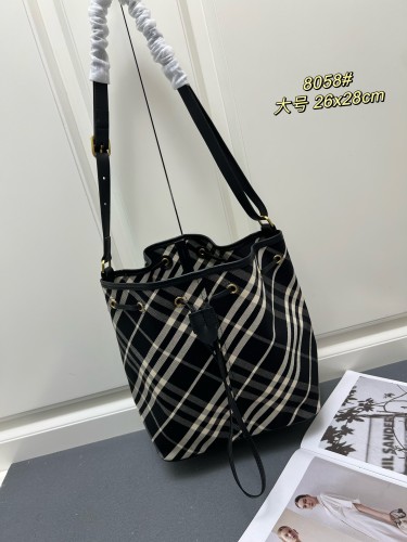 Burberry Classic Grid Water Bucket Basket