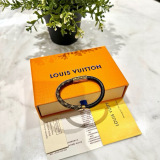Louis Vuitton Classic Vintage Leather Rope Bracelet