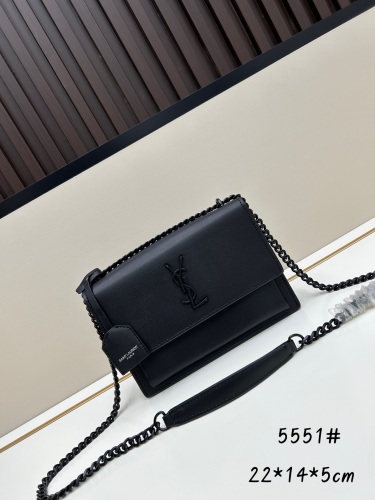 Yves Saint Laurent Classic Leather Chain Bag Size: 22x14x5 CM