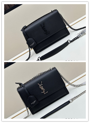Yves Saint Laurent Classic Leather Chain Bag Size: 22x14x5 CM