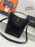 Yves Saint Laurent Fashion Leather Bucket Bag with Handbag Size: 24 × 5 × 24 CM