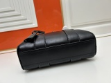 Prada Classic Vintage Boston Leather Handbag Size: 24 × 5 × 24 CM