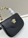 Versace Fashion Medusa Plate Handle Crossbody Bag Size: 16x6x12 CM