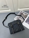 Dior Fashion Embossed Leather Flip Shoulder Bag Crossbody Bag Size: 24 x 18 x 8 CM