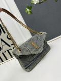Yves Saint Laurent Vintage Classic Logo Quilted Cowboy Chain Bag