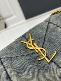 Yves Saint Laurent Vintage Classic Logo Quilted Cowboy Chain Bag