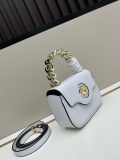 Versace Fashion Medusa Plate Handle Crossbody Bag Size: 16x6x12 CM