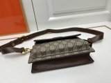 Gucci Classic Interlocking Double G Logo Waist Bag Mini Crossbody Bag Size: 18x13x5 CM