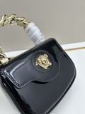 Versace Fashion Medusa Plate Handle Crossbody Bag Size: 16x6x12 CM