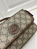 Gucci Classic Interlocking Double G Logo Waist Bag Mini Crossbody Bag Size: 18x13x5 CM