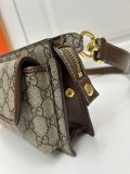 Gucci Classic Interlocking Double G Logo Waist Bag Mini Crossbody Bag Size: 18x13x5 CM