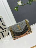 Yves Saint Laurent Vintage Classic Logo Quilted Cowboy Chain Bag