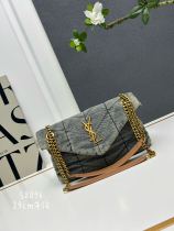 Yves Saint Laurent Vintage Classic Logo Quilted Cowboy Chain Bag Yves Saint Laurent Vintage Classic Logo Quilted Cowboy Chain Bag