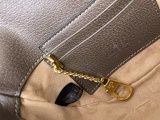Gucci Classic Double G Vintage Canvas Collar Shoulder Bag Diagonal Saddle Bag Size: 20x13.5x4 CM