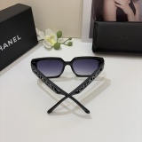 Chanel New Fashion Hollow Logo Small Fragrant Style Sunglasses