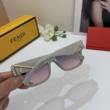 Fendi New Fashion Couple Versatile F-Letter Sunglasses