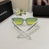 Chanel New Fashion Hollow Logo Small Fragrant Style Sunglasses