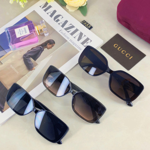 Gucci New Couple Retro Square Casual Sunglasses