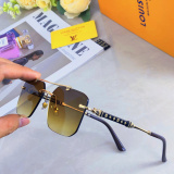 Louis Vuitton New Frameless Sunglasses Fashion Versatile Sunglasses