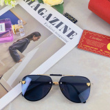 Cartier New Large Frame Sunglasses Fashion Trend Toad Mirror