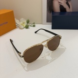 Louis Vuitton New Metal Toad Mirror Fashion Personalized Sunglasses