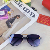 Cartier New Large Frame Sunglasses Fashion Trend Toad Mirror