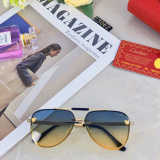 Cartier New Large Frame Sunglasses Fashion Trend Toad Mirror