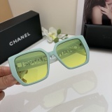 Chanel New Fashion Hollow Logo Small Fragrant Style Sunglasses