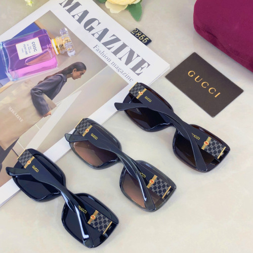 Gucci New Couple Retro Square Casual Sunglasses