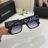 Chanel New Fashion Hollow Logo Small Fragrant Style Sunglasses