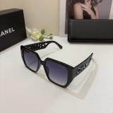Chanel New Fashion Hollow Logo Small Fragrant Style Sunglasses