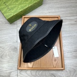 Gucci New Classic Full GG Leather Logo Fisherman's Hat