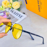 Louis Vuitton New Retro Lightweight Polarized Sunglasses Large Frame Toad Mirror