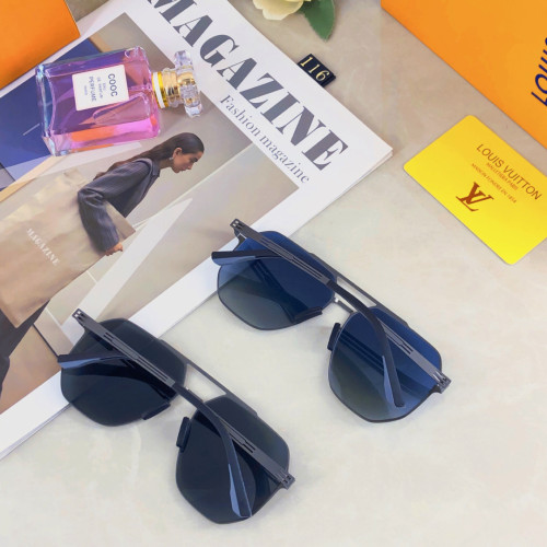 Louis Vuitton New Nylon Polarized Sunglasses Fashion Toad Mirror