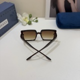 Gucci New Square Frame Fashion Sunglasses Versatile Sunglasses