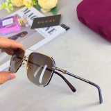 Gucci New Gold Edge Sunglasses Fashion Couple Versatile Sunglasses