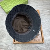Gucci New Classic Full GG Leather Logo Fisherman's Hat
