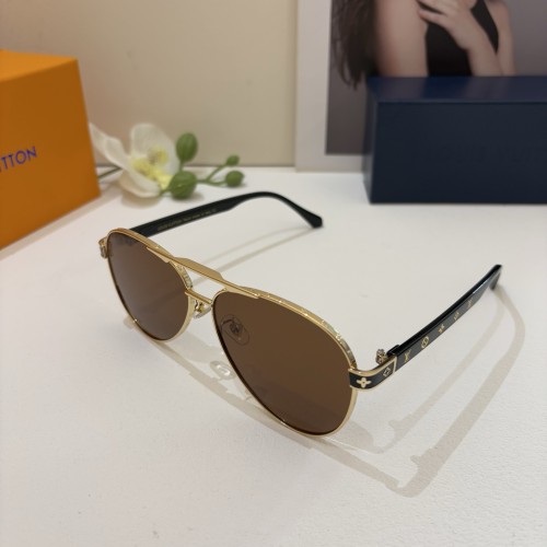 Louis Vuitton New Metal Toad Mirror Fashion Personalized Sunglasses
