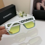 Chanel New Fashion Hollow Logo Small Fragrant Style Sunglasses