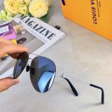 Louis Vuitton New Retro Lightweight Polarized Sunglasses Large Frame Toad Mirror