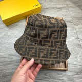 Fendi New Unisex Classic FF Fisherman's Hat