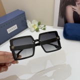 Gucci New Square Frame Fashion Sunglasses Versatile Sunglasses