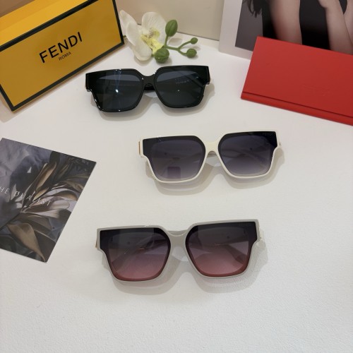 Fendi New Fashion Couple Versatile F-Letter Sunglasses