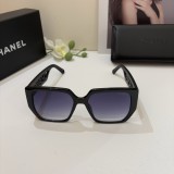 Chanel New Fashion Hollow Logo Small Fragrant Style Sunglasses